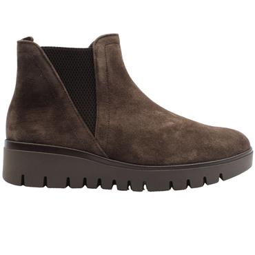 GABOR 801501 ANKLE BOOT - BROWN SUEDE